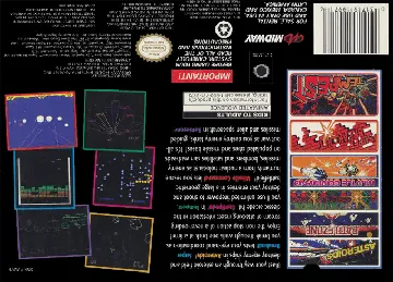 Arcade's Greatest Hits - The Atari Collection 1 (USA) box cover back